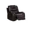 ACME Braylon Brown Synthetic Leather Power Motion Recliner Model 55418