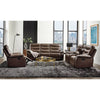 ACME Aashi Brown LeatherGel Match Motion Sofa Model 55420