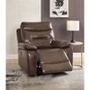 ACME Aashi Brown LeatherGel Match Power Motion Recliner Model 55423
