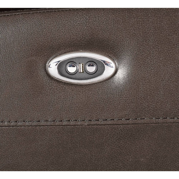 ACME Aashi Brown LeatherGel Match Power Motion Recliner Model 55423