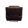 ACME Jaylen Toffee & Espresso Polished Microfiber Motion Recliner Model 55427
