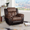 ACME Jaylen Toffee & Espresso Polished Microfiber Motion Recliner Model 55427
