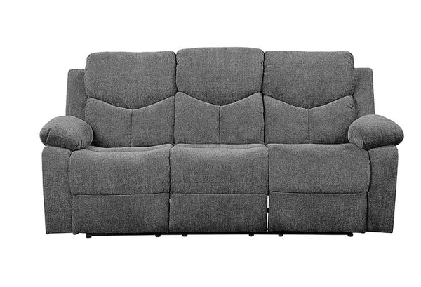 ACME Kalen Gray Chenille Motion Sofa Model 55440