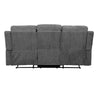 ACME Kalen Gray Chenille Motion Sofa Model 55440