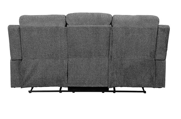 ACME Kalen Gray Chenille Motion Sofa Model 55440