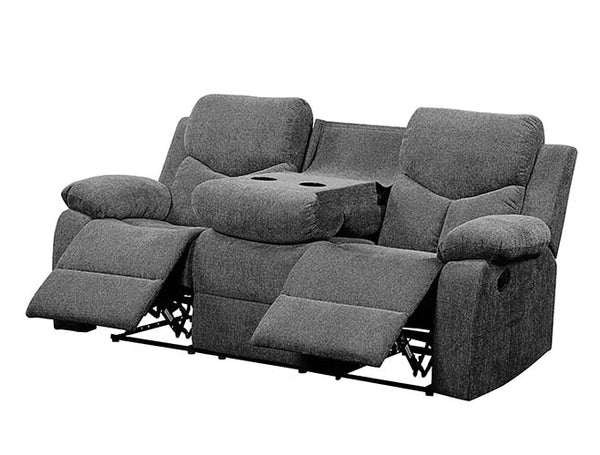 ACME Kalen Gray Chenille Motion Sofa Model 55440