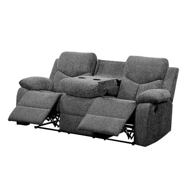 ACME Kalen Gray Chenille Motion Sofa Model 55440