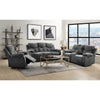 ACME Kalen Gray Chenille Motion Sofa Model 55440