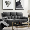 ACME Kalen Gray Chenille Motion Sofa Model 55440