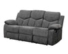 ACME Kalen Gray Chenille Motion Sofa Model 55440