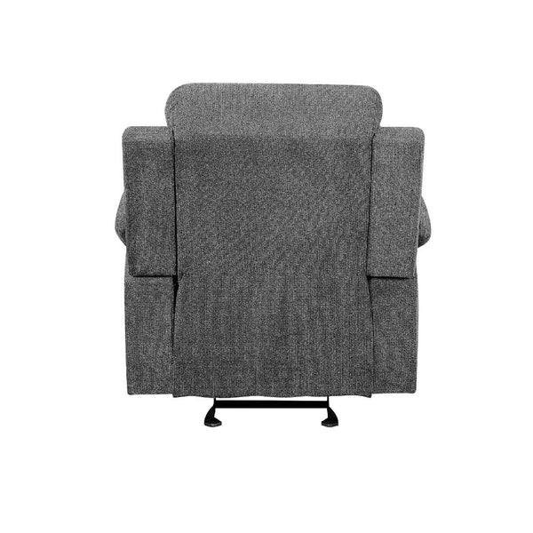 ACME Kalen Gray Chenille Motion Glider Recliner Model 55442