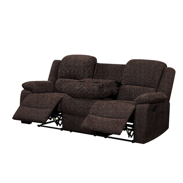 ACME Madden Brown Chenille Motion Sofa Model 55445