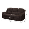 ACME Madden Brown Chenille Motion Sofa Model 55445