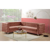 ACME Rhett Coral Velvet Sectional Sofa Model 55505