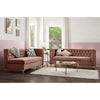 ACME Rhett Coral Velvet Sectional Sofa Model 55505