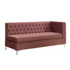 ACME Rhett Coral Velvet Sectional Sofa Model 55505