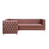 ACME Rhett Coral Velvet Sectional Sofa Model 55505