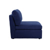 ACME Crosby Blue Fabric Modular Armless Chair Model 56035