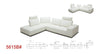Divani Casa Martha Modern White Leather Right Facing Sectional Sofa Model VGKK5615B-M2827