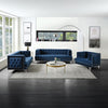 ACME Ansario Blue Velvet Chair Model 56457