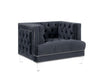 ACME Ansario Charcoal Velvet Chair Model 56462