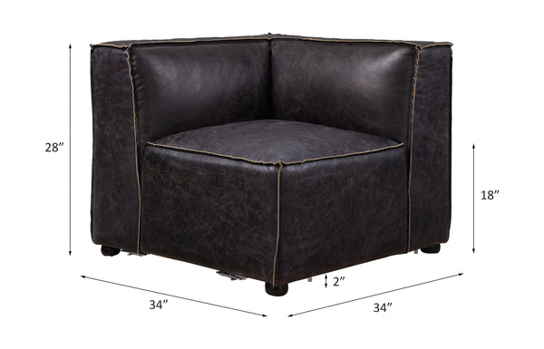 ACME Birdie Antique Slate Top Grain Leather Modular Wedge Model 56587