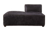 ACME Birdie Antique Slate Top Grain Leather Modular Chaise Model 56588