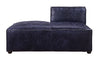 ACME Birdie Vintage Blue Top Grain Leather Modular Chaise Model 56598