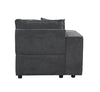 ACME Silvester Gray Fabric Modular Left Facing Chair with 2 Pillows Model 56871