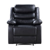 ACME Eilbra Black Synthetic Leather Power Motion Recliner Model 56910
