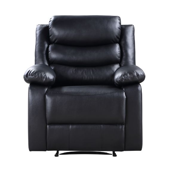 ACME Eilbra Black Synthetic Leather Power Motion Recliner Model 56910
