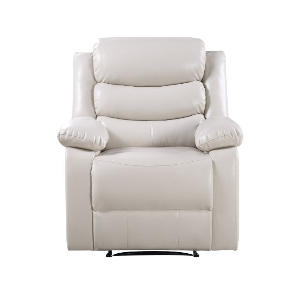 ACME Eilbra Beige Synthetic Leather Power Motion Recliner Model 56911