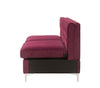ACME Jaszira Burgundy Velvet Modular Armless Sofa Model 57332