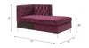 ACME Jaszira Burgundy Velvet Modular Chaise Model 57333
