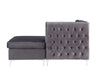 ACME Jaszira Gray Velvet Modular Chaise Model 57373