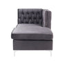 ACME Jaszira Gray Velvet Modular Chaise Model 57373