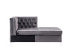 ACME Jaszira Gray Velvet Modular Chaise Model 57373