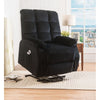 ACME Ipompea Black Velvet Recliner with Power Lift & Massage Model 59262