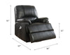 ACME Ixora Black Synthetic Leather Recliner with Power Lift & Massage Model 59285
