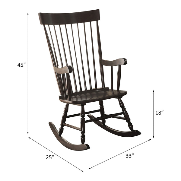 ACME Arlo Black Rocking Chair Model 59297