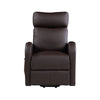 ACME Ricardo Brown Synthetic Leather Power Motion Recliner with Lift Model 59498