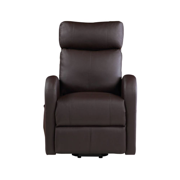 ACME Ricardo Brown Synthetic Leather Power Motion Recliner with Lift Model 59498