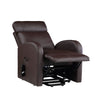 ACME Ricardo Brown Synthetic Leather Power Motion Recliner with Lift Model 59498
