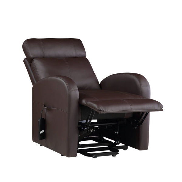 ACME Ricardo Brown Synthetic Leather Power Motion Recliner with Lift Model 59498