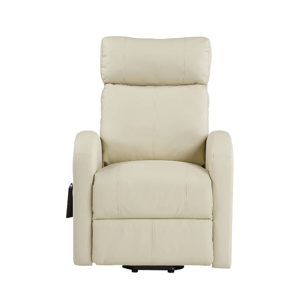 ACME Ricardo Beige Synthetic Leather Power Motion Recliner with Lift Model 59499