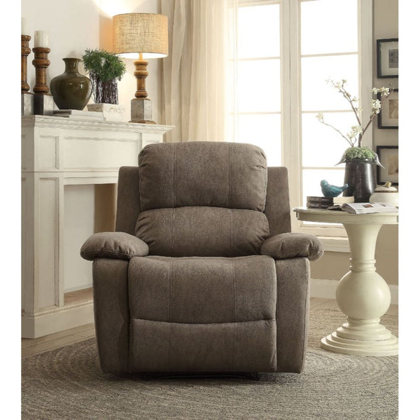 ACME Bina Gray Polished Microfiber Motion Recliner Model 59528