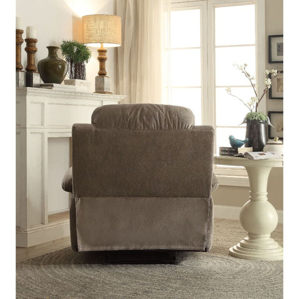 ACME Bina Gray Polished Microfiber Motion Recliner Model 59528
