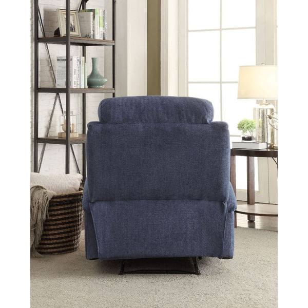 ACME Rosia Blue Velvet Motion Recliner Model 59545