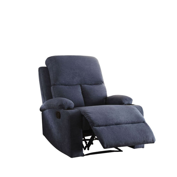 ACME Rosia Blue Velvet Motion Recliner Model 59545