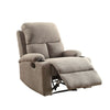 ACME Rosia Gray Velvet Motion Recliner Model 59549